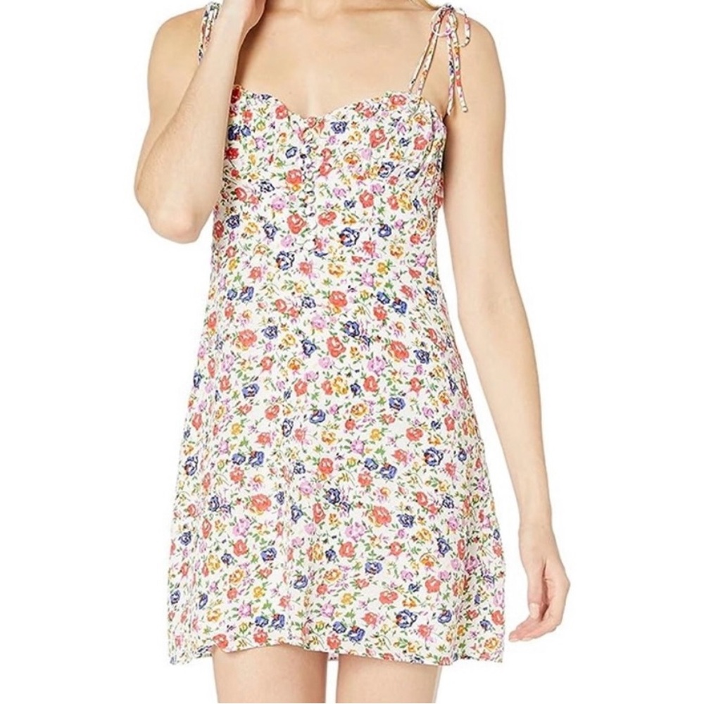The Kooples Floral Mini Dress - Multicolor